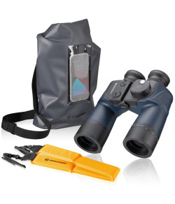 BRESSER 7x50 BinoSail purjetamisbinoklid koos kompassiga