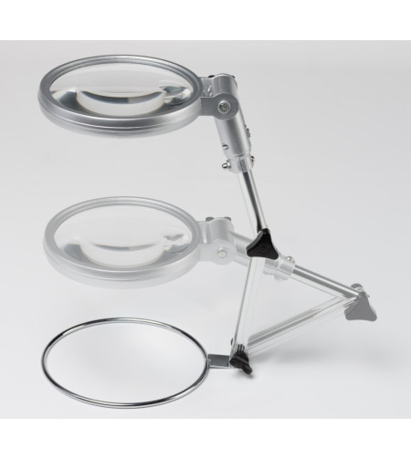 Sewing Magnifier BRESSER 2x/4x with LED Illumination, Diameter 120mm