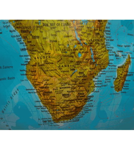 Глобус  Relief Uranio 30 cm/12" (ENG )Tecnodidattica SPA