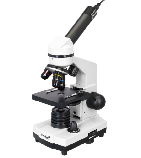 Digital Microscope Levenhuk D2L 40x-400x Moonstone with experimental kit and digit