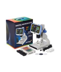 Microscope, Levenhuk Rainbow 7x-200x, DM500 LCD Digital