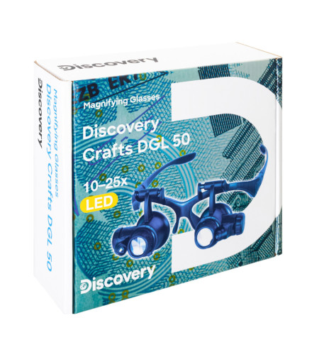 Discovery Crafts DGL 50 Magnifying Glasses 10/15/20/25x
