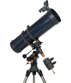 Celestron Astromaster Reflector 130EQ with phoneadapter and T2-Barlow
