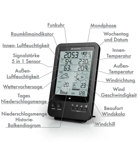 BRESSER papildu / rezerves bāzes stacija meteoroloģiskajai stacijai 7002510