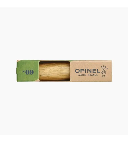 Нож OPINEL №9, нержавеющая сталь, дубовая рукоять