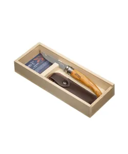 Dāvanu komplekts Opinel Slim Line 10 Olīvkoks