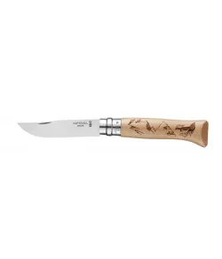 Opinel N&deg;08 Stainless Steel Engraving Biking