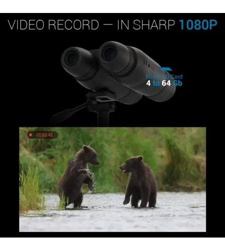 Thermal Binoculars, ATN BINOX 4T 640 2.5-25X with  Laser Rangefinder