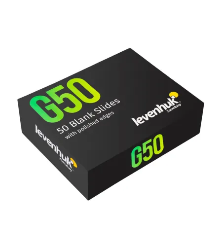Levenhuk G50 Blank Slides, 50 pcs