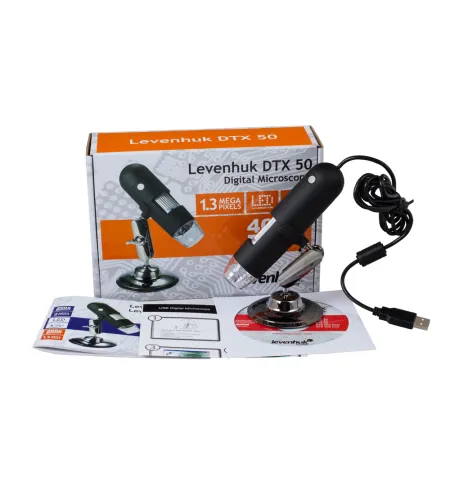 Microscope, Compact Digital Levenhuk DTX 50 Digital 20x-400x