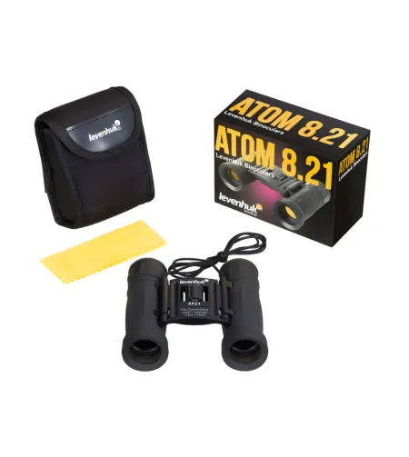 Levenhuk Atom 8x21 Waterproof Roof Pocket Binoculars