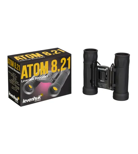 Levenhuk Atom 8x21 Waterproof Roof Pocket Binoculars