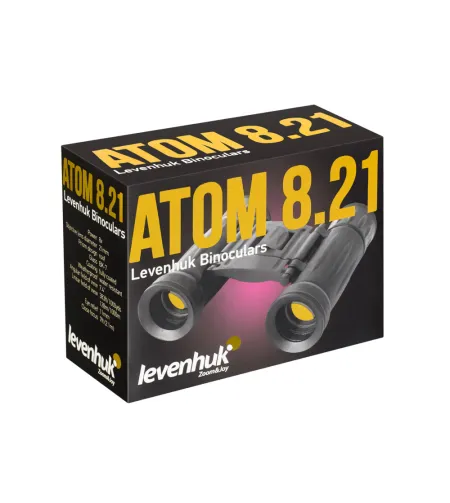 Levenhuk Atom 8x21 Waterproof Roof Pocket Binoculars