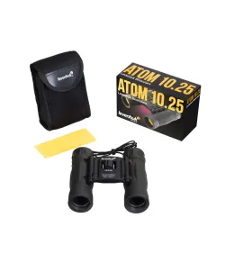 Levenhuk Atom 10x25  Waterproof Roof Pocket Binoculars