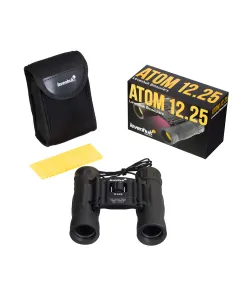 Levenhuk Atom 12x25 Waterproof Roof Pocket Binoculars