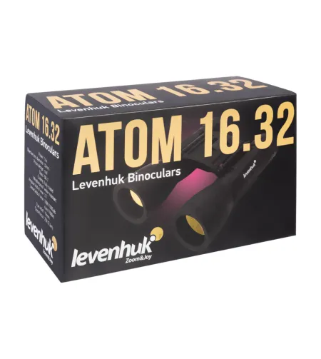 Levenhuk Atom 16x32 Kompakts Roof Prismas Mitrumizturīgs Binoklis