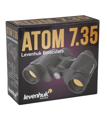 Levenhuk Atom 7x35  Kompakts Porro Prizmas Mitrumizturīgs binoklis
