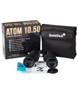 Levenhuk Atom 10x50 Compact Porro Prism Waterproof Binoculars