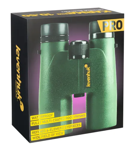 Levenhuk Karma PRO 10x50 Compact Roof Prism Waterproof Universal binoculars