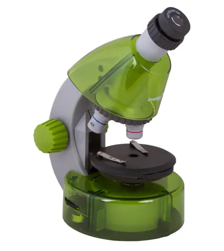 Microscope for children, Levenhuk LabZZ M101 Lime, 40x-640x, with Experiment kit