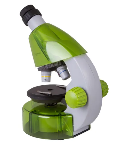 Microscope for children, Levenhuk LabZZ M101 Lime, 40x-640x, with Experiment kit