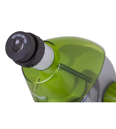 Microscope for children, Levenhuk LabZZ M101 Lime, 40x-640x, with Experiment kit