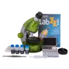 Microscope for children, Levenhuk LabZZ M101 Lime, 40x-640x, with Experiment kit