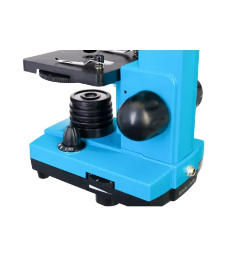 Mikroskopas su eksperimentiniu rinkiniu K50 2L Levenhuk Rainbow 40x - 400x Azure