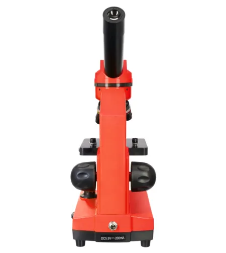 Mikroskops Levenhuk Rainbow 2L Oranžā Krāsā 40x-400x ar eksperimenta komplektu K50