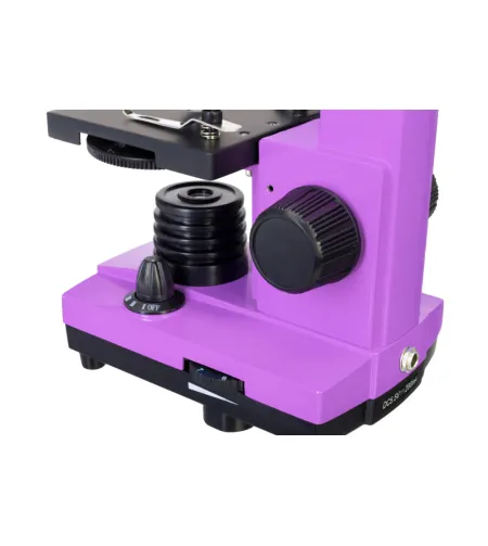 Mikroskopas Levenhuk Rainbow 2L PLUS Amethyst 64x - 640x su eksperimento komplektu K50