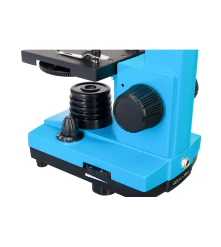 Микроскоп Levenhuk Rainbow 2L PLUS Лазурь 64x - 640x с экспериментальным комплектом K50