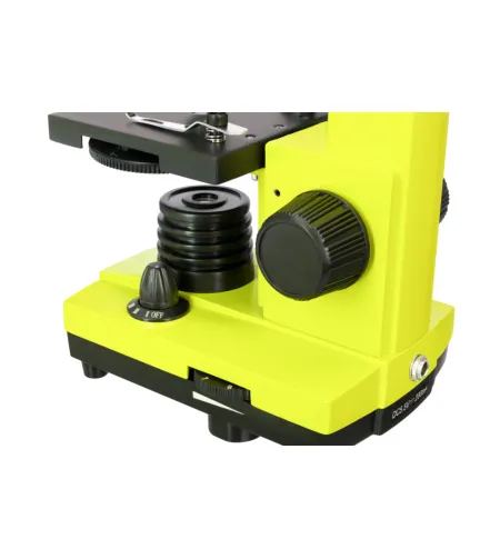 Mikroskops ar Eksperimentālo Komplektu K50 Levenhuk Rainbow 2L PLUS 64x - 640x Laima Krāsā