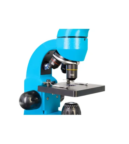 Mikroskopas Levenhuk Rainbow 50L Azure 40x - 800x su eksperimentiniu rinkiniu K50