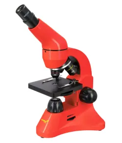 Mikroskoop Levenhuk Rainbow 50L Oranž 40x - 800x koos eksperimentaalse komplektiga K50