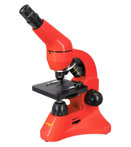 Микроскоп Levenhuk Rainbow 50L Апельсин 40x - 800x с экспериментальным комплектом K50