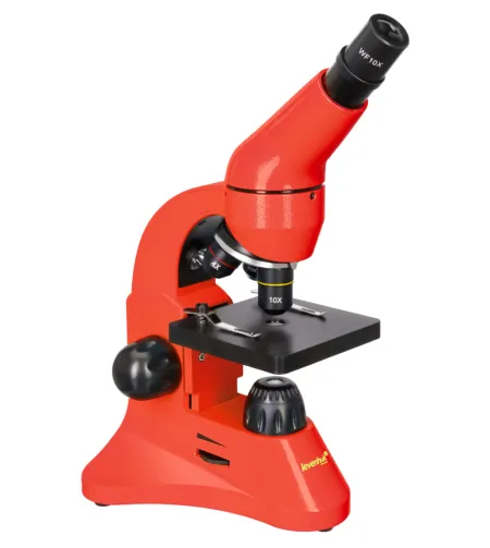 Микроскоп Levenhuk Rainbow 50L Апельсин 40x - 800x с экспериментальным комплектом K50