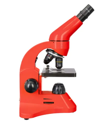 Микроскоп Levenhuk Rainbow 50L Апельсин 40x - 800x с экспериментальным комплектом K50
