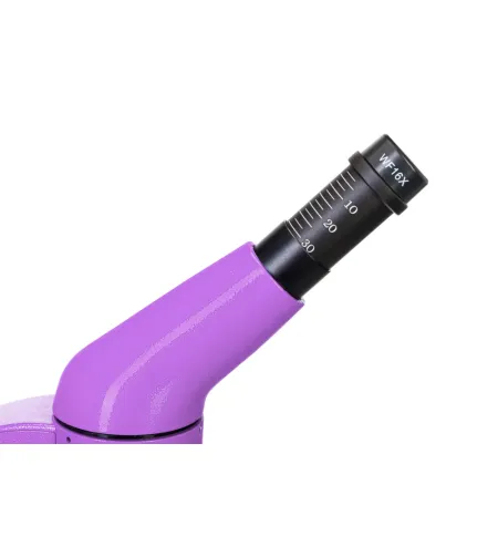 Mикроскоп Levenhuk Rainbow 50L PLUS Amethyst 64x–1280x с экспериментальным комплектом К50