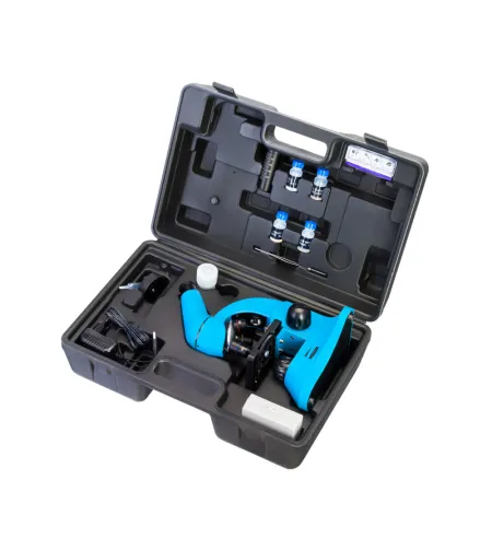 Mикроскоп Levenhuk Rainbow 50L PLUS Azure 64x–1280x с экспериментальным комплектом К50