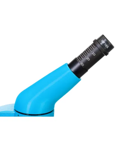 Mикроскоп Levenhuk Rainbow 50L PLUS Azure 64x–1280x с экспериментальным комплектом К50