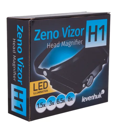 Levenhuk Zeno Vizor H1 Head Magnifier uz galvas stirpināmais paliel. 1.5x-8x