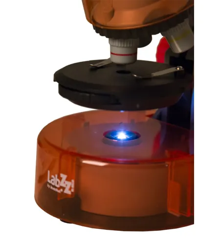 Microscope for children, Levenhuk LabZZ M101 Orange, 40x-640x, with Experiment kit