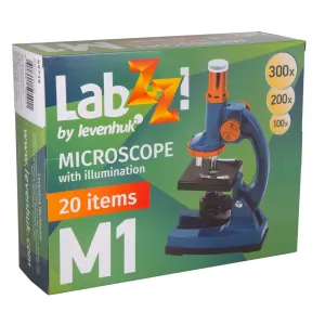 Microscope for children with experiment kit Levenhuk LabZZ M1 100x-300x