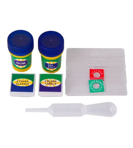 Microscope for children with experiment kit Levenhuk LabZZ M1 100x-300x