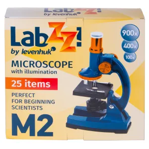 Microscope for children with experiment kit Levenhuk LabZZ M2 Microscope 100x-900x