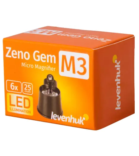 Levenhuk Zeno Gem M3 Plus didinamasis stiklas (6x)