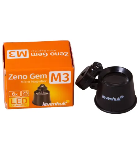 Levenhuk Zeno Gem M3 Plus didinamasis stiklas (6x)