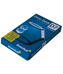 Galda Lupa & Lampa ar Regulējamu Stiprinājumu Levenhuk D7 PLUS (2-5x)