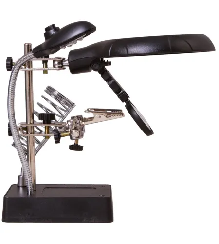 Galda Lupa & Konstruktors ar Apgaismojumu un Lokano Stiprinājumu Levenhuk Zeno D11 PLUS (2