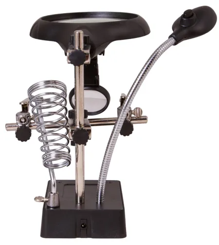 Galda Lupa & Konstruktors ar Apgaismojumu un Lokano Stiprinājumu Levenhuk Zeno D11 PLUS (2